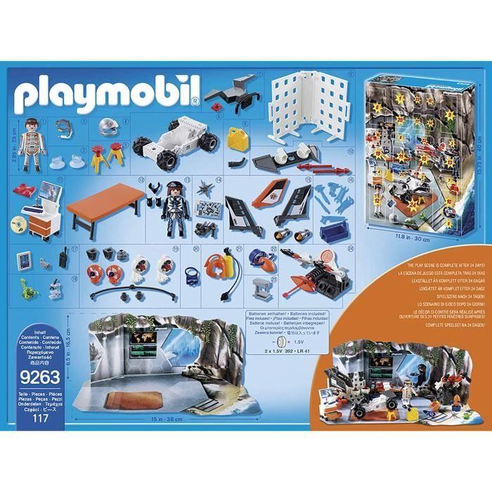 Calendrier de l'avent playmobil top agents l'atelier des espions