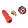 1Pcs DKJ3550 Red European Style Welding Cable Rapid Connector Quick Fitting Adapter