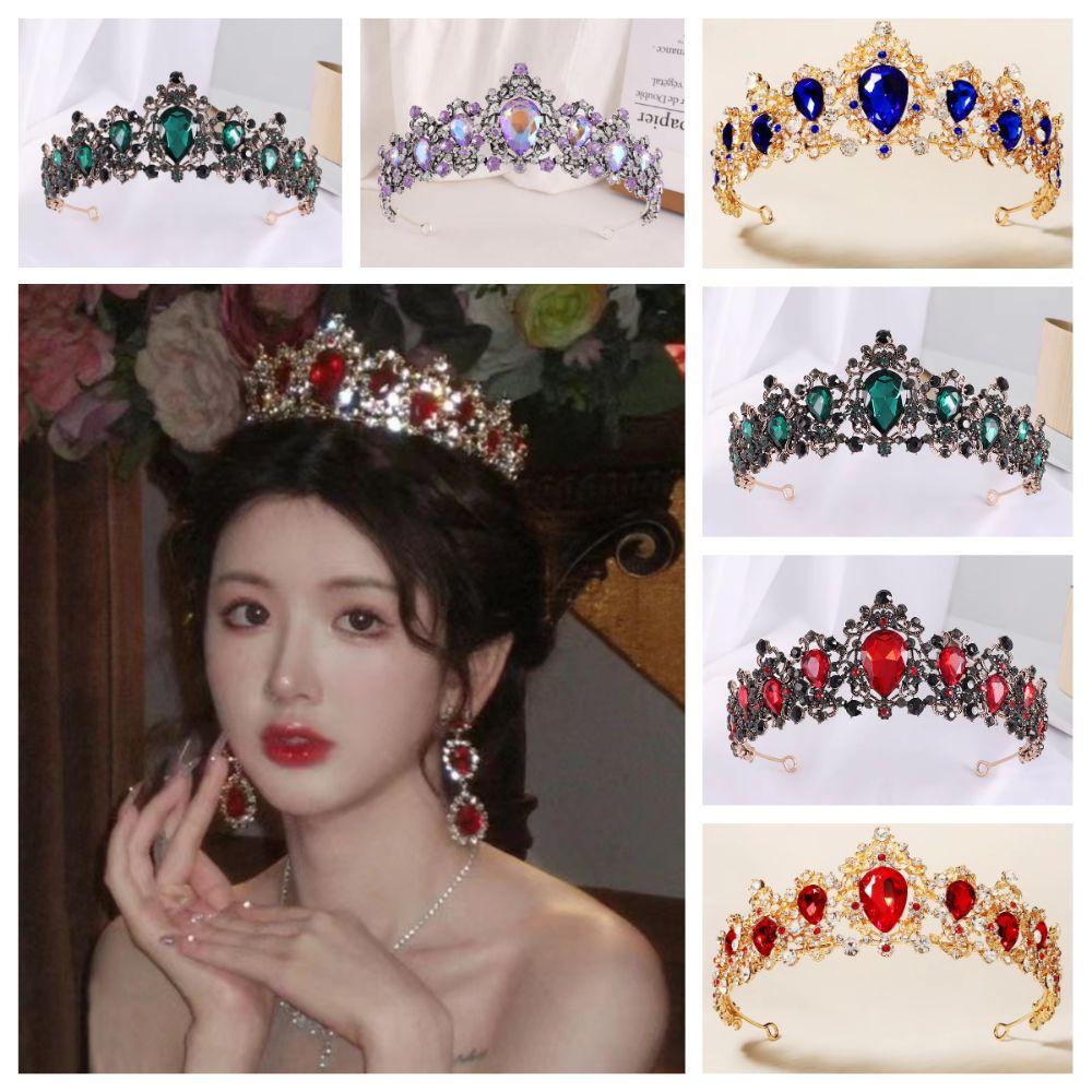 Crystal Bridal Crown Baroque Wedding Tiaras Dress Accessories Diadem Headwear Bridal Event