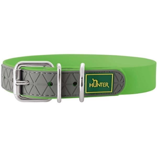 

HUNTER dog collar in apple green plastic size S зелений