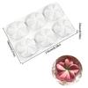 Mousses Cake Decorating Molds Silicone Molds Flower Shape Chocolate Molds Holiday Dessert Cake Baking Tool Nonstick