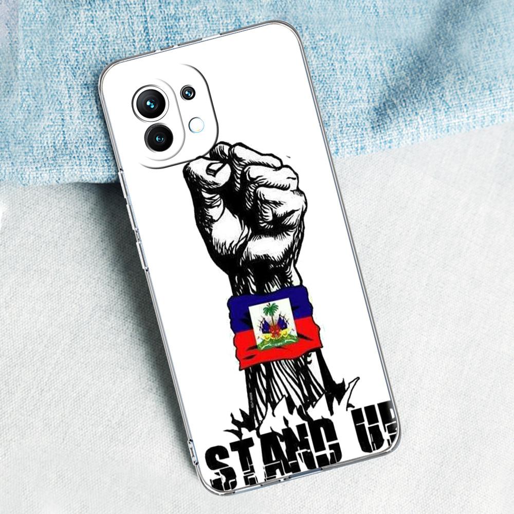 Phone Case For Xiaomi Mi 15 14 13 12 11 Lite 15T 13T 12T Pro Poco X7 X6 X5 Pro 5G X3 NFC F7 F6 F5 Cover Shipping Haiti Flag