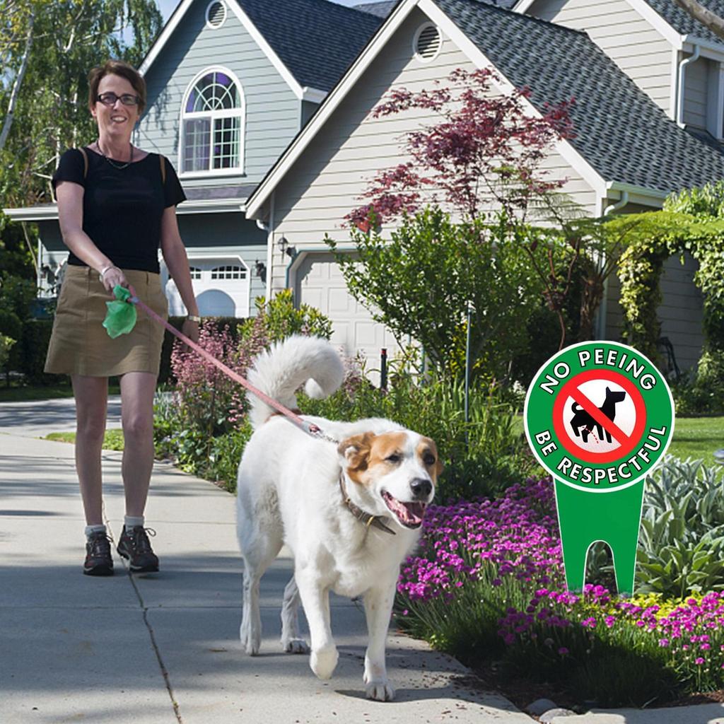 Dog Pee Signs/No Dog Pee Lawn Signs/Yard Stop Dogs from Peeing on Your Lawn /No Pooping Dog Sign/Dog Sign With Stake