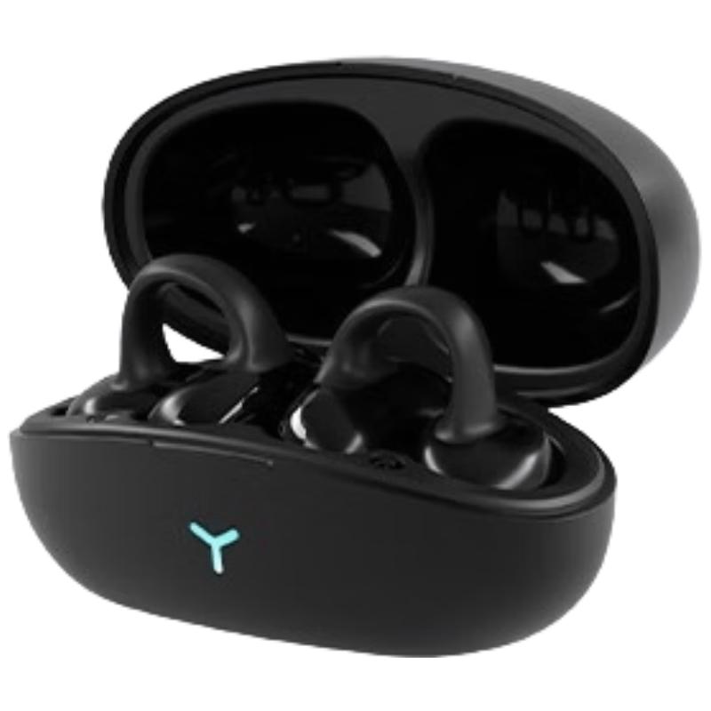 

Yinwangsi Wireless Clip-On Bluetooth Headset with Mic Universal Fit