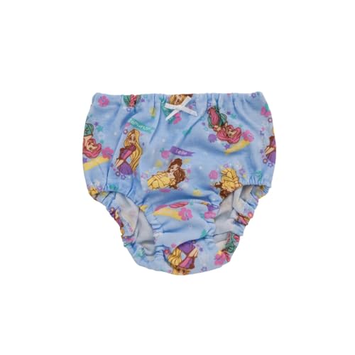 Disney Princess Frozen 3-Piece Panty Set Featuring Ariel, Rapunzel, Belle, Elsa, and Anna. 100% Cotton. Amazon Original Design.