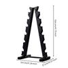 Triangular Dumbbell Rack Space-Saving Organized