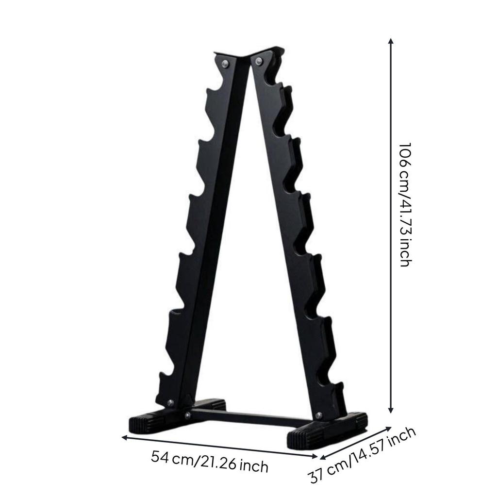 Triangular Dumbbell Rack Space-Saving Organized