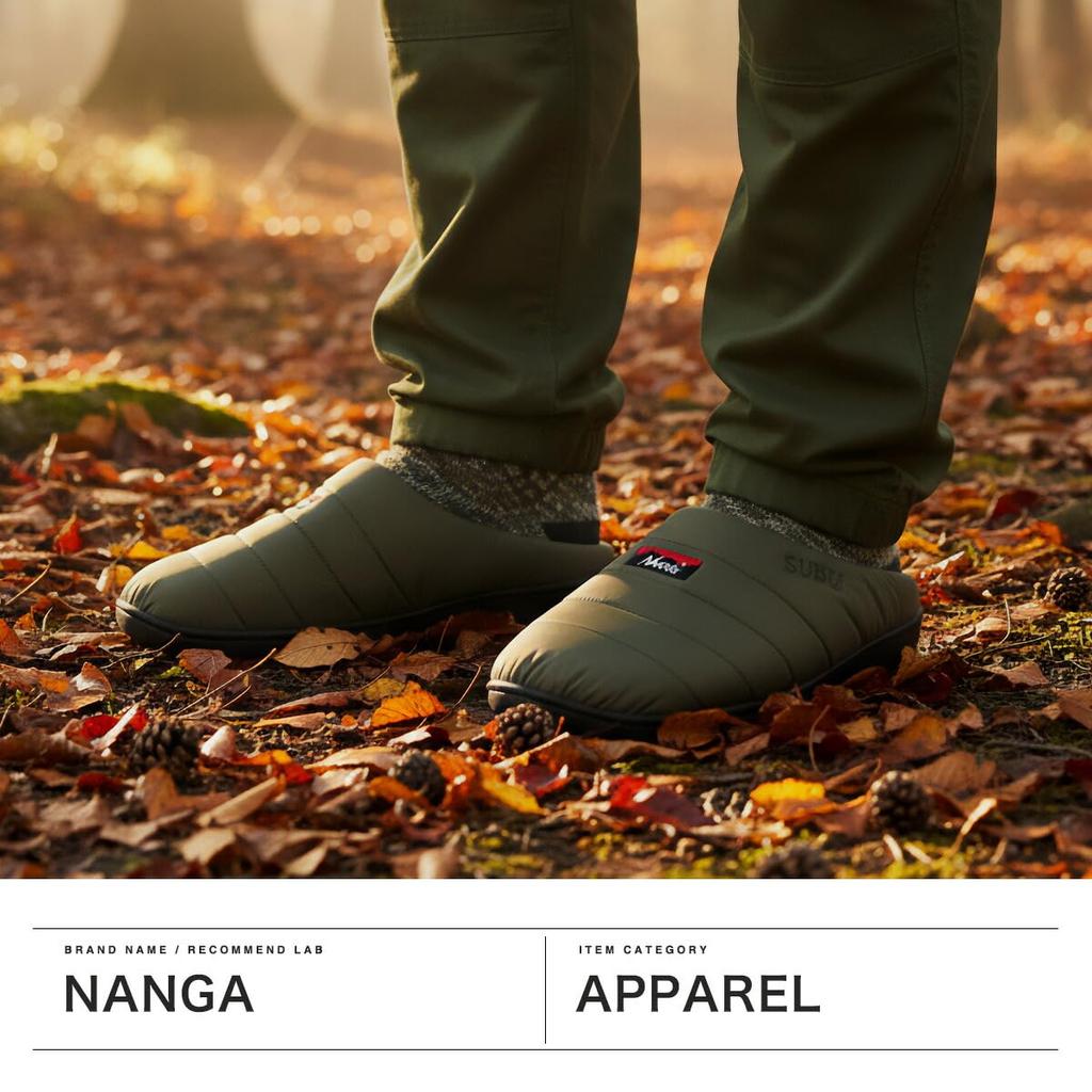 NANGA x SUBU Aurora Tex Winter Sandals (BLACK, Sizes 24.0-25.5cm)