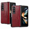 Für Samsung Galaxy Z Fold4 5g Anti-Slip Krokodil Leder Telefon Fall Für Samsung Z Fold4 Fold3 Falten 3 Zfold4 Schutzhülle