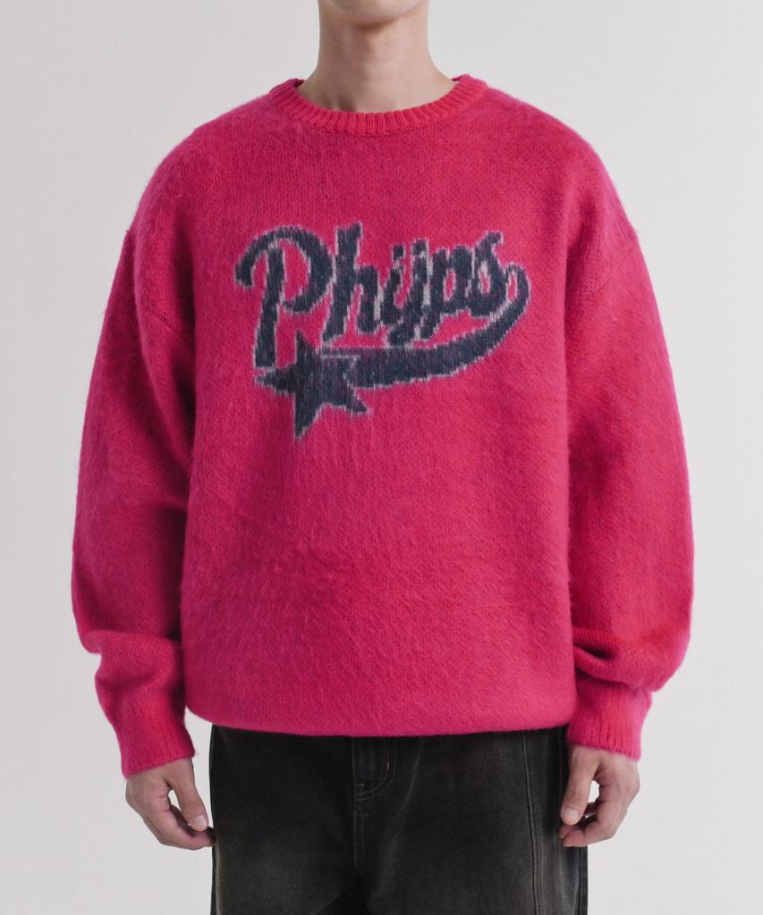 PHYSICAL DEPARTMENT Startail Brushed Knit_Hot Pink