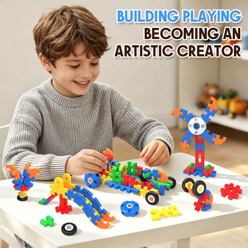 Children's Building Blocks Puzzle Toy Helicopter Car Animal Model Creative Block Assembly Toys for Kids Intellectual Development