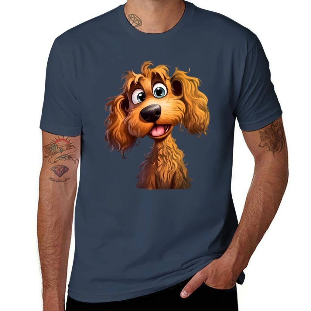 Funny And Fun Dog Mutt Tshirt Work Short Sleeve Cotton Top