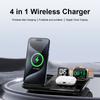 30W 4 IN 1 Wireless Charger Stand for Airpods Pro Apple Watch Touch Control Fast Charging Station for iPhone 16 15 14 13 12 11
