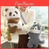 Panda Backpack Plush Child Animal Doll Crossbody Bag Cute Fox Doll Plushie Bag