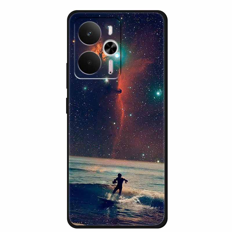 For Realme 14 Case Realme14 5G RMX5070 Phone Shell Soft Silicone Back Cover For Realme 14 Global Black TPU Funda Cute Capa Coque