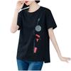 Fashion Women Casual Short Sleeve Letter  Blouse Ladies T-Shirt Tops