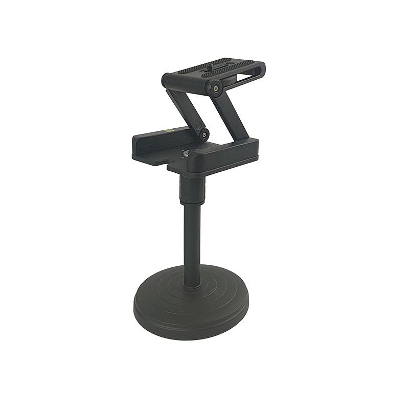 Telescopic Phone Stand with Strong Clamp for Live Broadcasts and Overhead Food Photography, Includes Fill Light