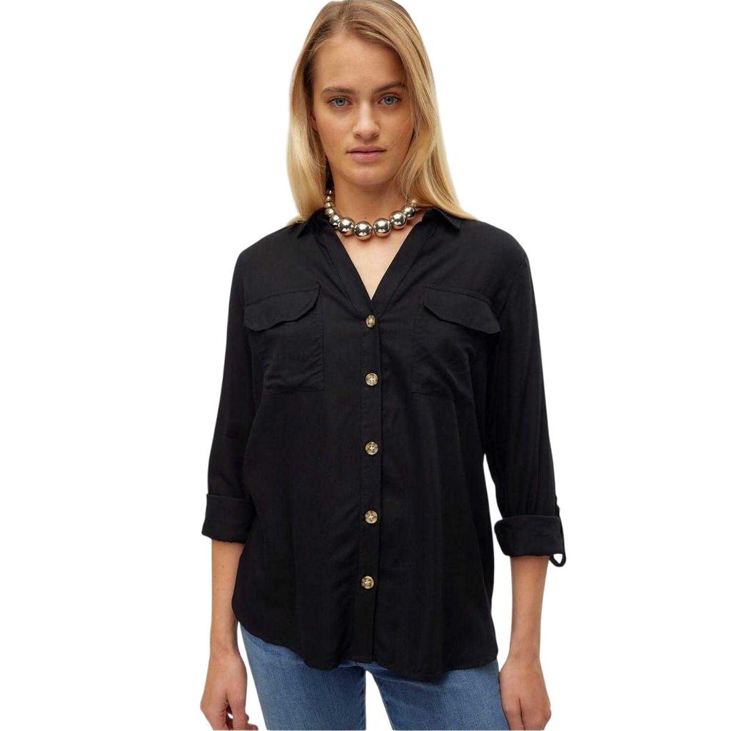 Vero Moda Womens/Ladies Regular Roll Sleeve Shirt