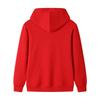 Couple's Casual Solid Color Hooded Sweatshirt - Heavyweight 320g Pure Cotton, Long Sleeve, for Spring and Autumn.