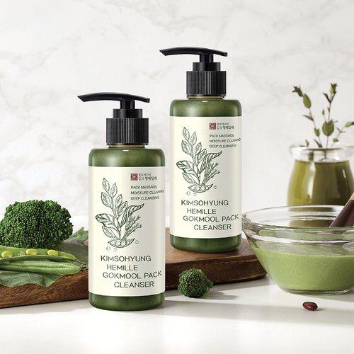 (2+1) Herbal Raw Grain Pack Cleanser 160g x 3 bottles