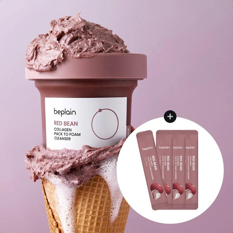 

beplain Red Bean Collagen Pack To Foam Cleanser 100ml Set (+5ml*4ea) 100ml Set (+5ml*4ea)