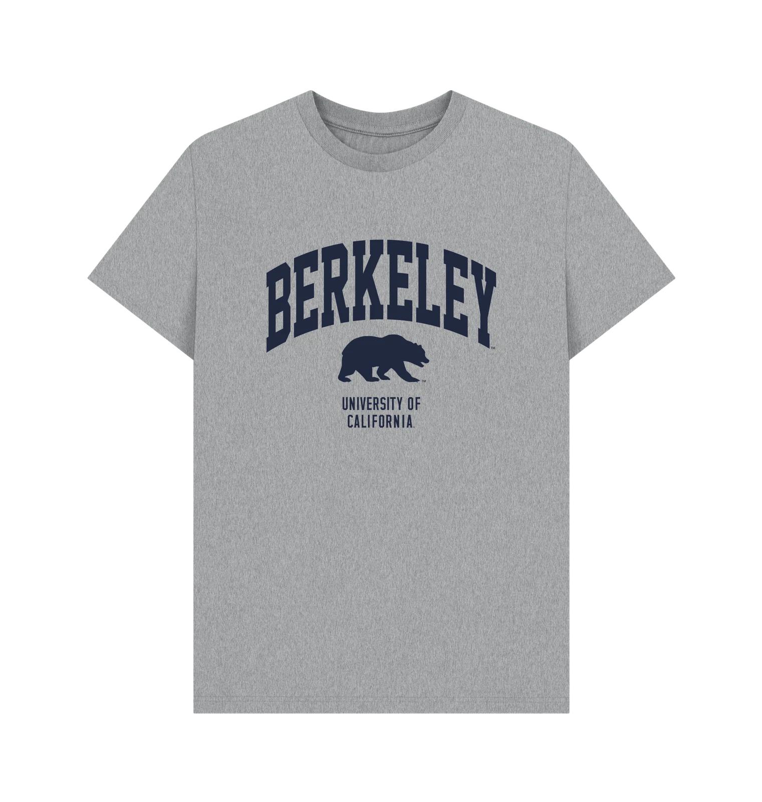 PREMIUM OFFICIAL Berkeley University Berkeley Bear Unisex Heather Grey T-Shirt 2XL