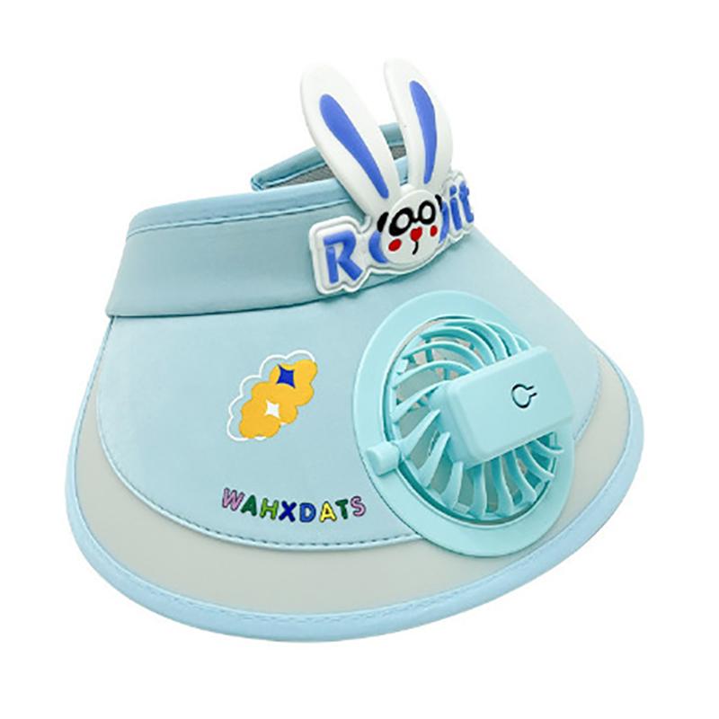 Cappello con Ventola Rinfrescante Traspirante per Bambini Parasole Cappello Visiera Cappello con Visiera Cappello Rinfrescante con Visiere Cappello con Ventola Ricaricabile USB per Sport Cappello da Sole