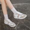  Autumn New Casual Shoes Fashionable Full Match Running Shoes Breathable Fabric Lightweight Sports Women's Shoes
