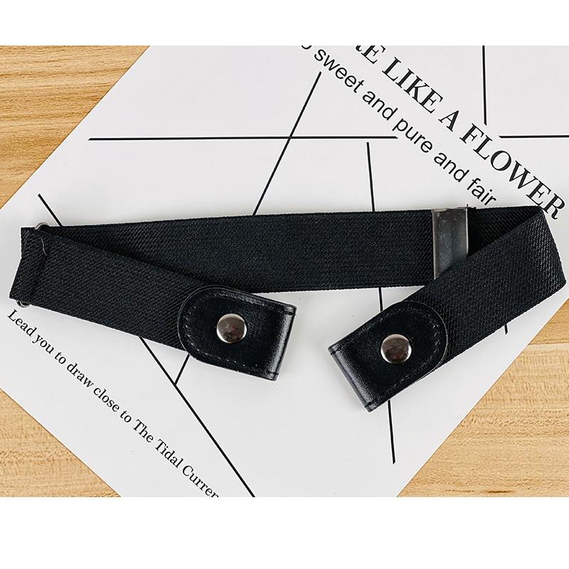 Lazy Belt Womens Versatile Decorative Elastic Adjustable Nohole Strap
