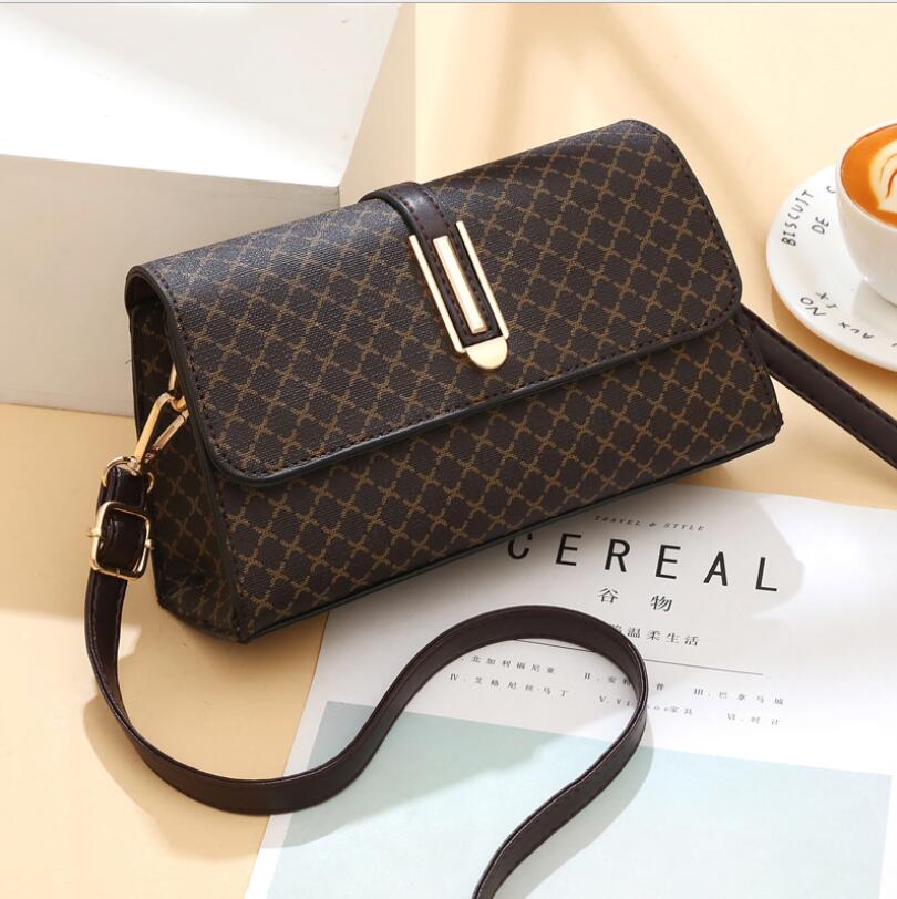 Poșetă pentru doamnă, nouă, cu imprimare retro, geantă messenger pentru doamnă, geantă de umăr pentru femei sălbatice, geantă pentru telefon mobil, geantă mică pentru doamnă