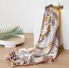 100% mulberry silk silk scarf women's  spring and summer double-sided printed silk scarf shawl