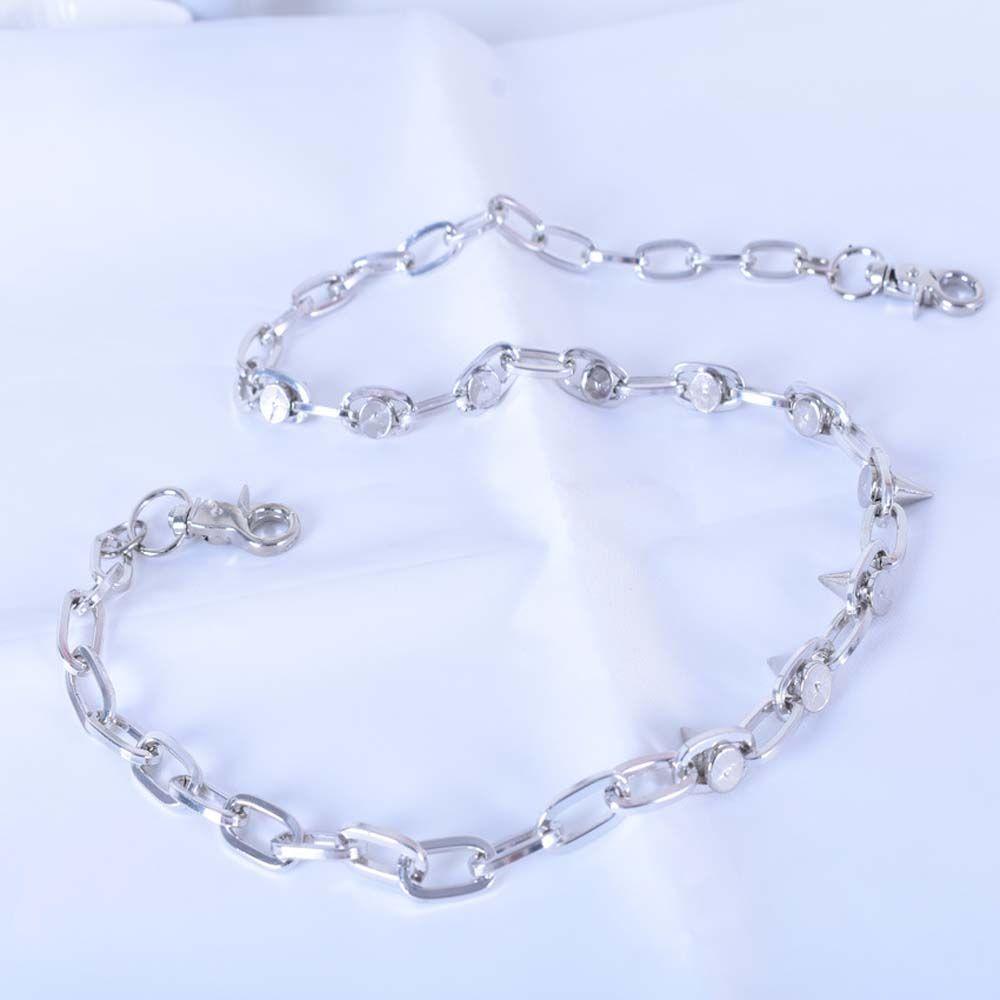 Accessories Zinc Zinc Alloy Rivet Silver Color Student Pants Chain Jeans Accessories Waist Chain Belt Chain