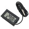 Mini digitální LCD teploměr vlhkoměr Měřič teploty Černý Dodávaný gadget