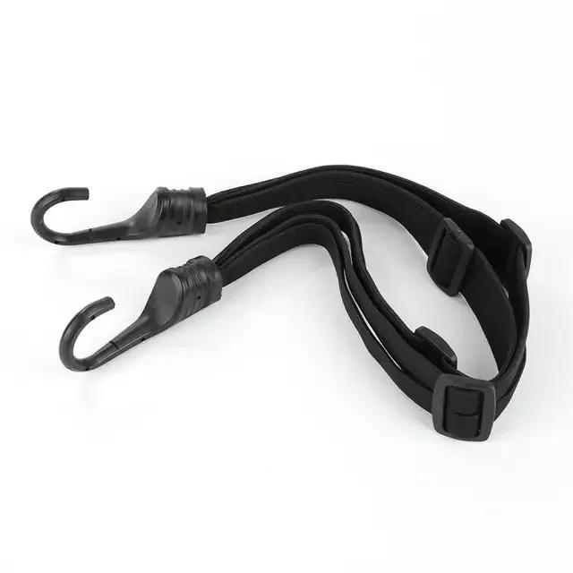 Universal 60/90/120cm Motorcycle Luggage Strap Moto Helmet Gears Fixed Elastic Buckle Rope High-Strength Retractable Protective