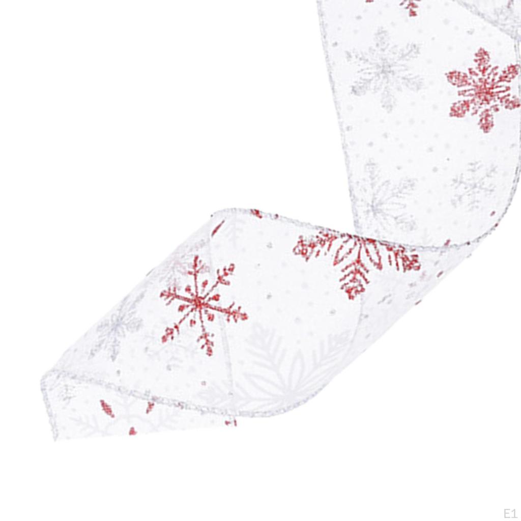 Christmas Ribbon Organza Ribbons Creative Decorative Gifts Wrapping Xmas for