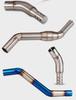 Stainless Steel Mid-Pipe Exhaust with Silencer & Backpressure Chamber for CFMOTO NK400 NK650