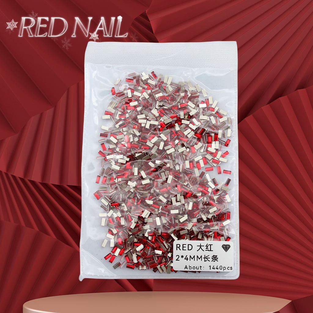 Pachet întreg de Crăciun de Anul Nou, mic, mare, roșu, fund plat, formă specială, diamant, artă pentru unghii, ornament pentru unghii, diamant roșu în formă specială