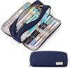 Student Large Capacity Pencil Case, Three-dimensional Student Stationery Bag, Double Opening Pulling