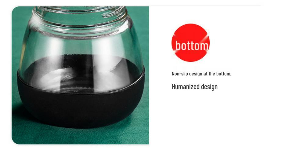 Manual Hand-crank Glass Coffee Bean Grinder