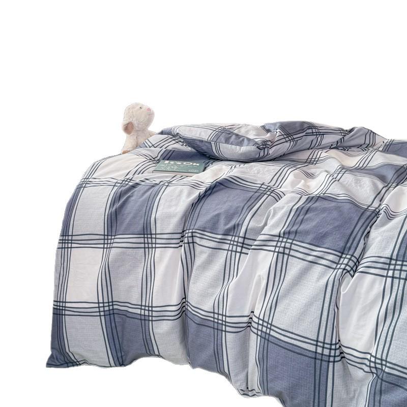 2026 Pure Cotton Student Three-Piece Dorm Set: Bunk Bed Sheet & Duvet Cover