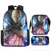 Naruto Bag Student Pack With Oxford Cloth And Cute Character Prints For Kids