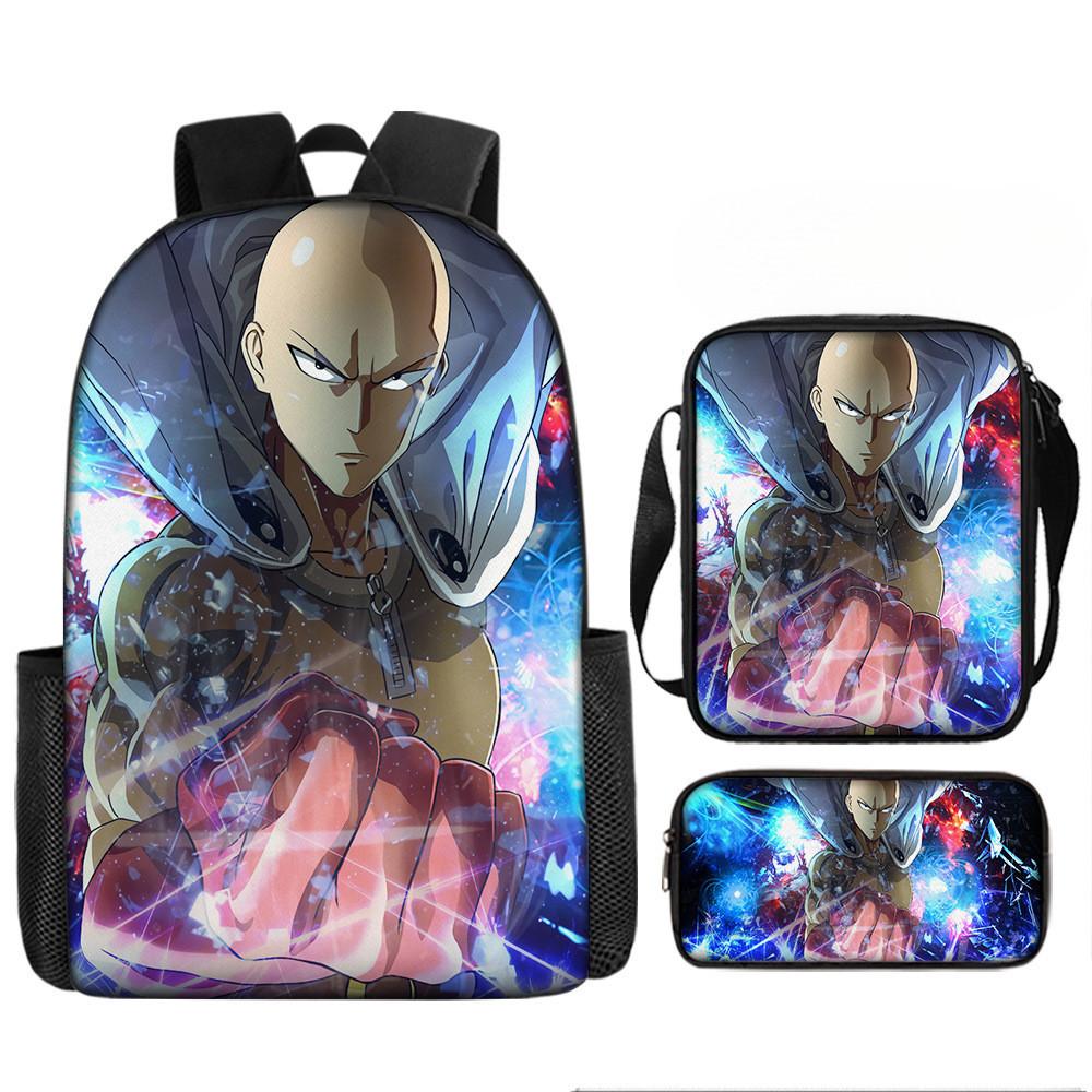 Naruto Bag Student Pack With Oxford Cloth And Cute Character Prints For Kids