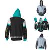 Cozy Anime Hatsune Miku Vocaloid Hoodie With Vibrant 3d Graphic Design For Comfort