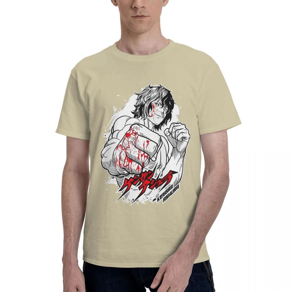 Kengan Anime Ashura 100 Cotton Casual Breathable Confortable Tshirt Mens TShirts Funny Gifts