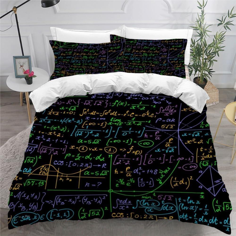 3D printed high-quality cartoon car duvet cover set, children's and adult bed cover set, 3-piece set with zipper car microfiber