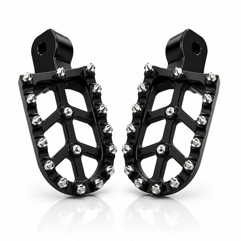 Aluminum Off-Road Motorcycle Foot Pegs Honda CRF150F 230F Dirt Bike Electric Scooter CNC Machined Anti-Slip Pedal Set