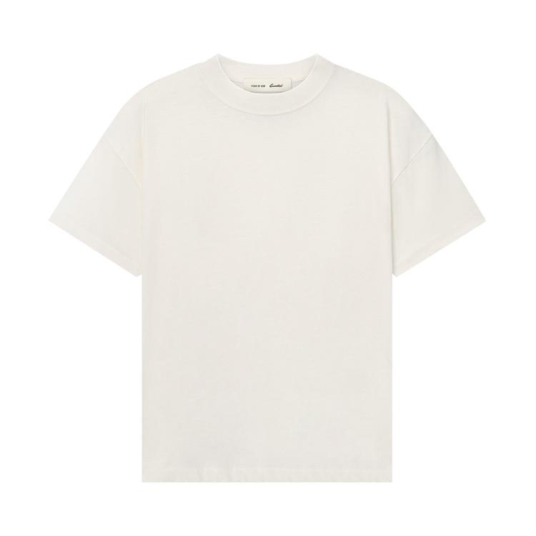 

Fear of God Essentials Signature Essential T-Shirt Ivory Unisex Tops Cream 125SP264223F S