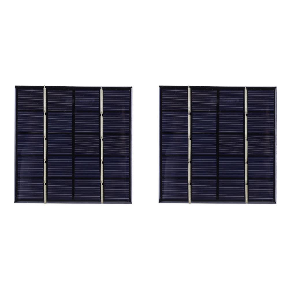 2-5Pcs Solar Charging Panel for Light 3W 5V Portable Photovoltaic Cells Solar Plate for 3.7V Battery 3-5V Battery/Phone Charger