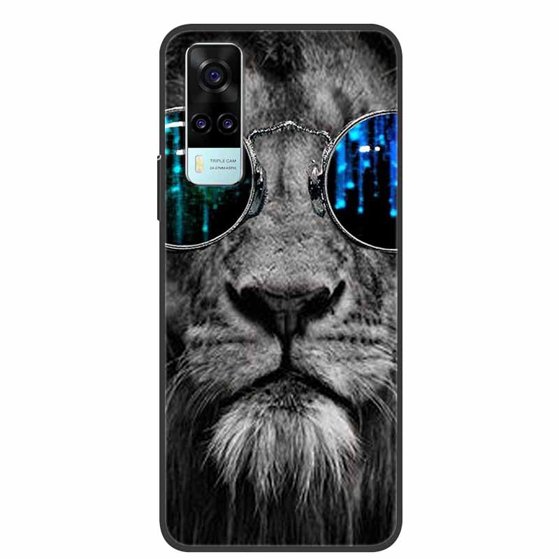 For vivo Y31 2021 Case Shockproof Soft silicone TPU Back Cover For Vivo Y53S 4G Y31 2021 Y 31 Case V2036 Phone Case Cute Cartoon