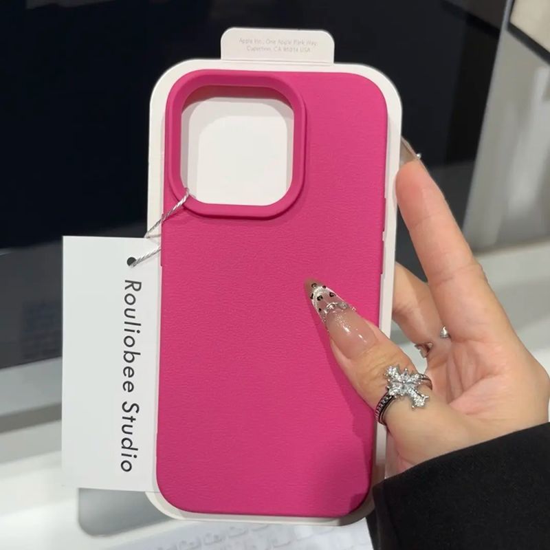 

Soft Candy Lichee Pattern Silicone Case For iPhone 17 Air 16 11 12 13 14 15 Pro Max Cases For IPhone 16 Plus X XS XR 16E Cover iPhone 16 Pro